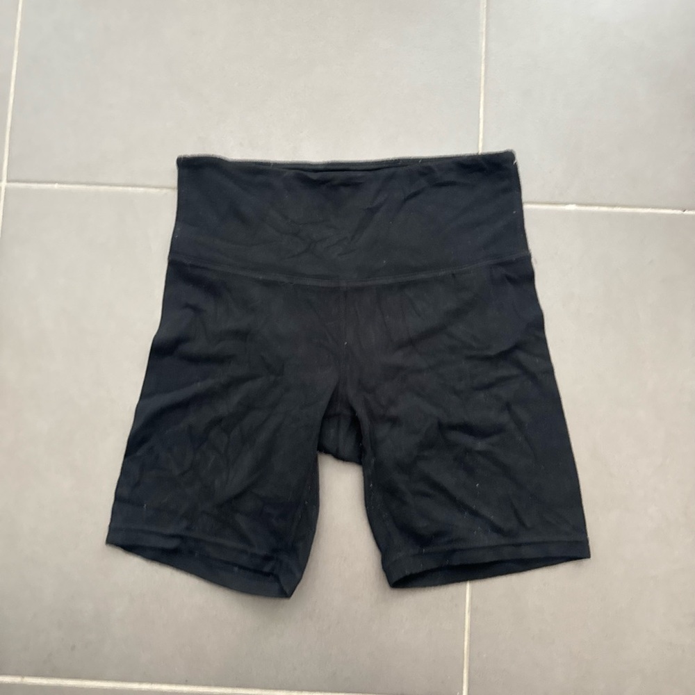 Black Women's High-Waisted Shorts